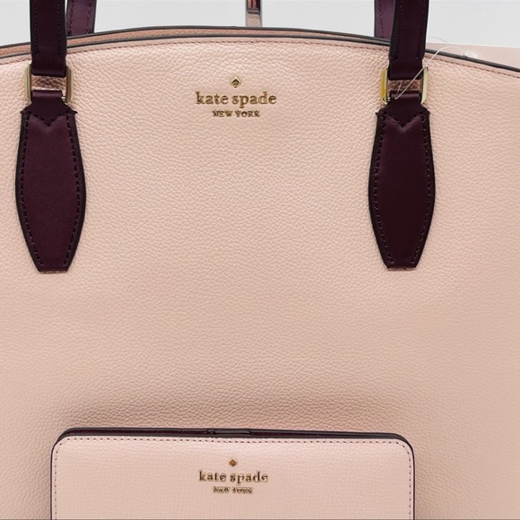 Kate Spade Large Triple Compartment Tote Bag & Darcy Slim Bifold Wallet - Picture 7 of 15
